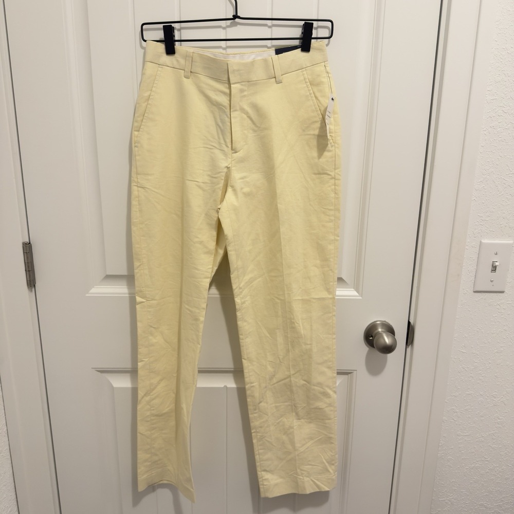 Tommy Hilfiger Kid Boys Yellow NWT Dress Pants Size 14